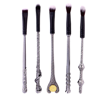 Load image into Gallery viewer, Harry Potter Inspired Makeup Brush Sets 5pc or 10pc - 3 Designs