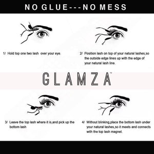 Glamza Magnetic Eyelashes – 8 Stunning Designs with Free UK Delivery!