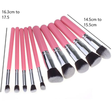 Load image into Gallery viewer, Glamza 10pc Brush Sets Pink or Blue
